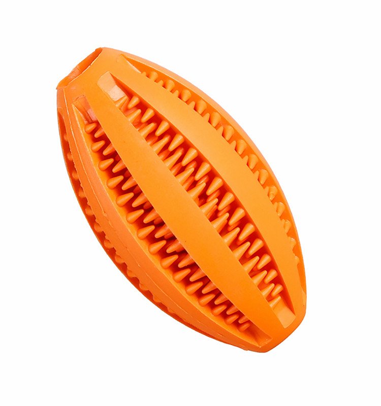 Treat Dispensing Indestructible Dog Toys Puppy Natural Teeth Cleaning Rubber Eco-friendly Dog Chew Toy - 图片 4