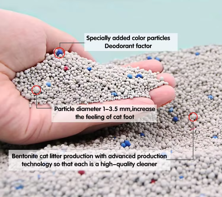 Dust Free Strong Clumping Natural Deodorizer Premium Scented Cat Litter Sand Bentonite Cat Litter - 图片 7