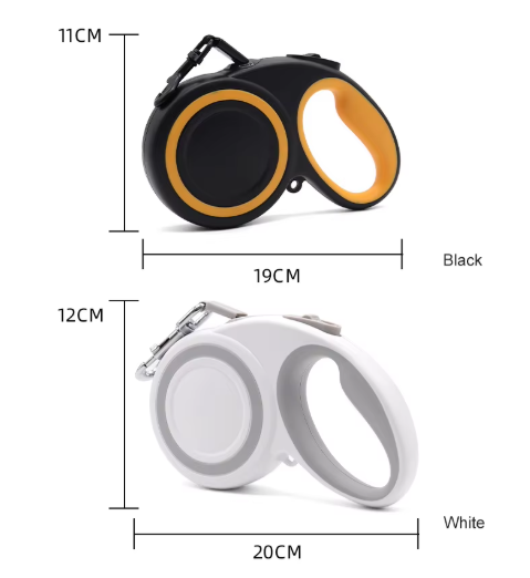 Customized Color Retractable Dog Leash 5m/16ft Nylon Tape Walking Retractable Leash for Dogs - 图片 6