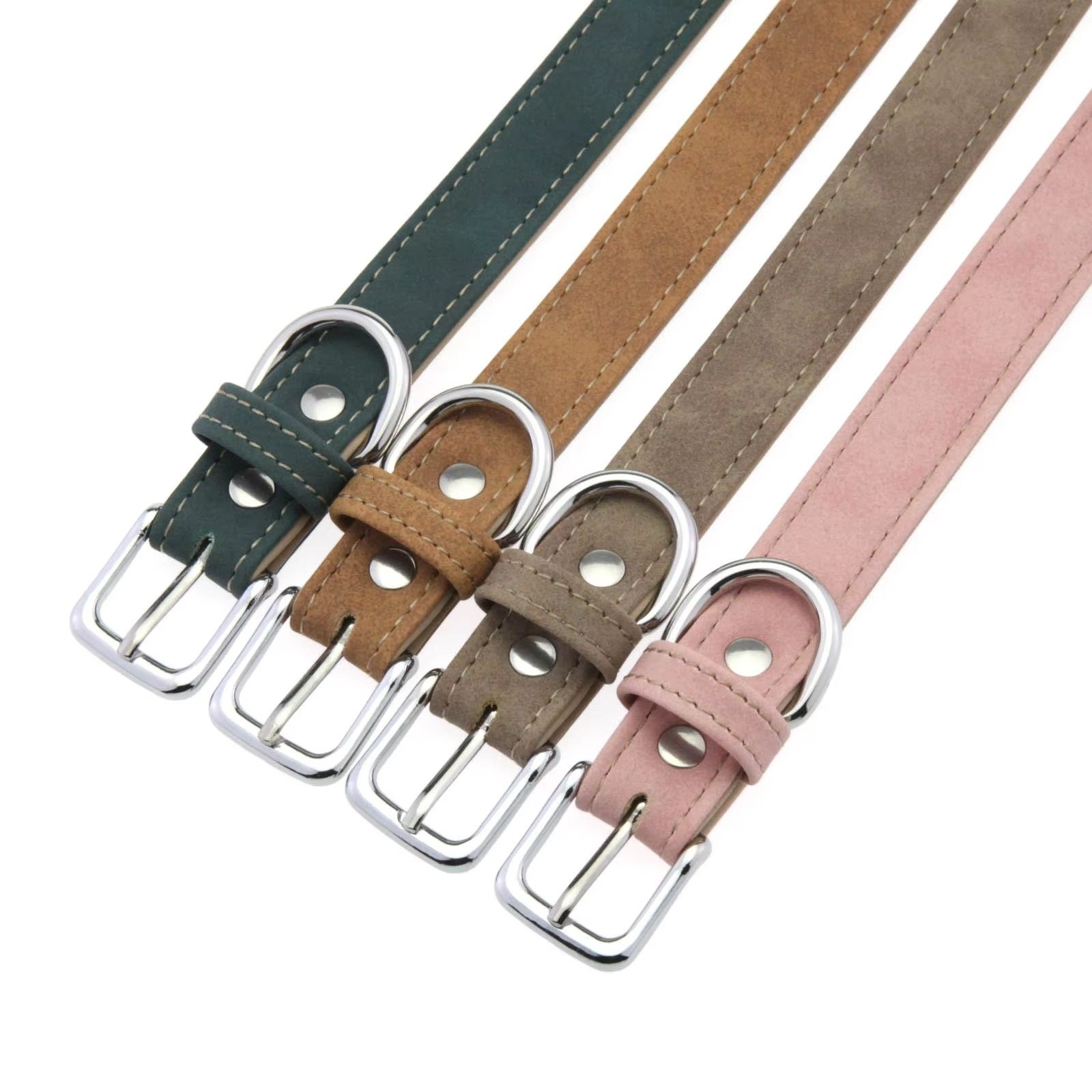 PU Faux Leather Dog Collar - 图片 4