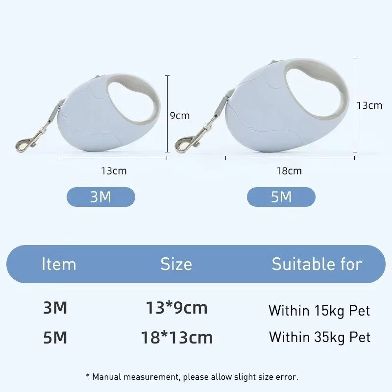 Automatic Retractable Dog Lead Pet Walking Training Rope Dog Leashes Strap Belt Pet Supplies - 图片 5