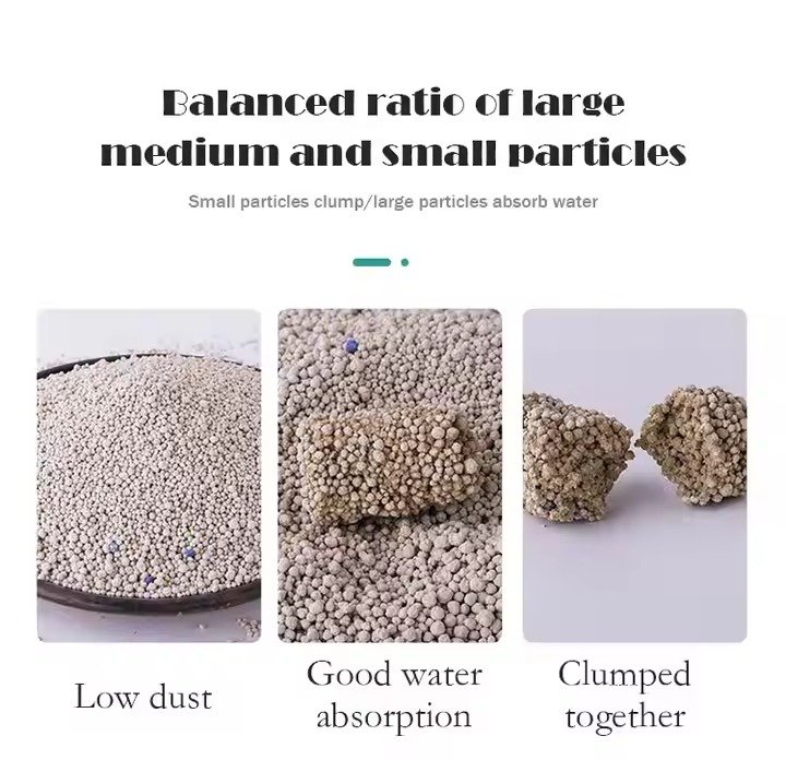 Dust Free Strong Clumping Natural Deodorizer Premium Scented Cat Litter Sand Bentonite Cat Litter - 图片 2