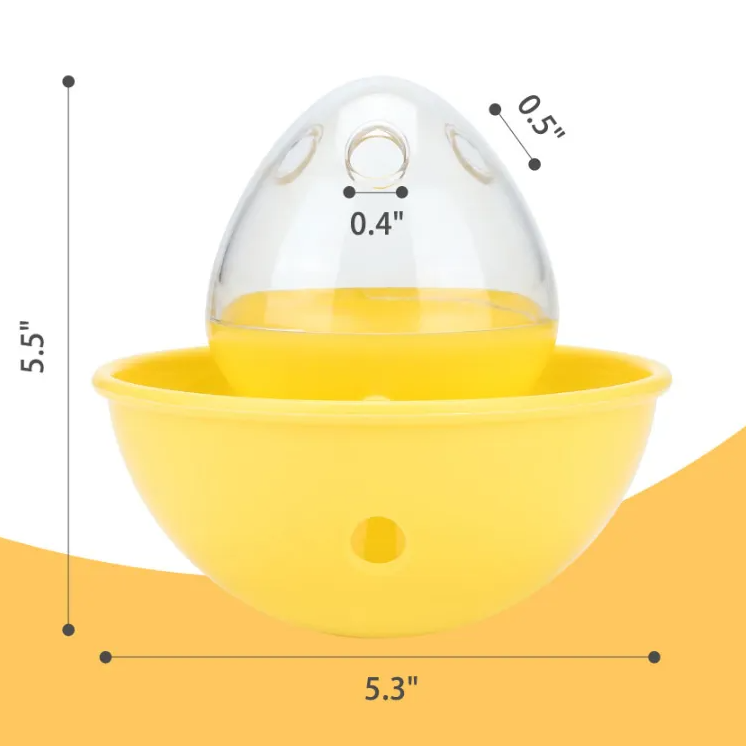 Pet Wobbler Interactive Tumbler Cat and Dog Food Puzzle Toy - 图片 4