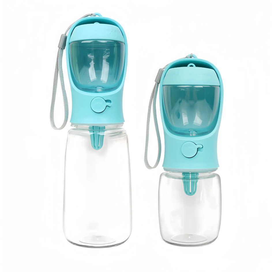 Portable Pet Water Bottle & Food Container Travel Feeder for Dogs & Cats - 图片 5